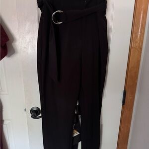 JustFab Black Classic Trousers for Everyday Elegance